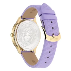 LOGO HALO Damenuhr Lila Gold