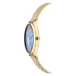 LOGO HALO Damenuhr Lila Gold