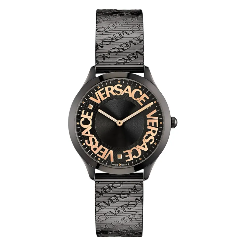 LOGO HALO Edelstahl Uhr