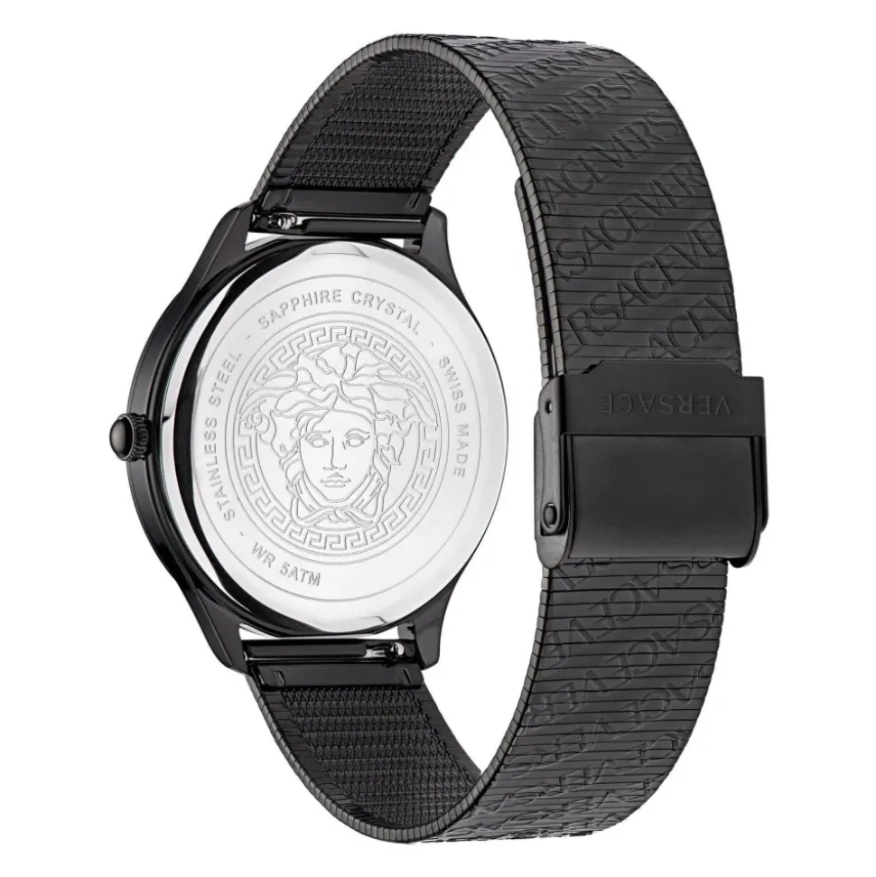 LOGO HALO Edelstahl Uhr