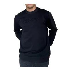 Logo Milano Schwarzer Pullover