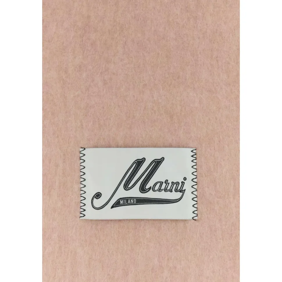 Logo Patch Fransen Schal