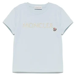 Logo Patch Rundhals T-Shirt