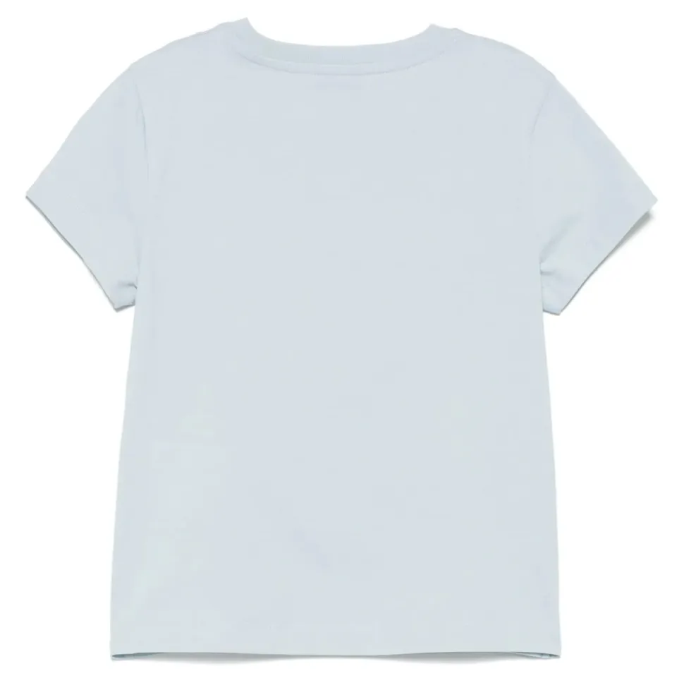 Logo Patch Rundhals T-Shirt