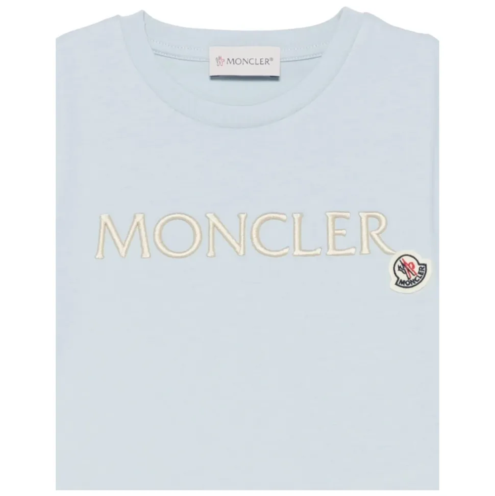 Logo Patch Rundhals T-Shirt