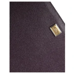Logo Plaque Leder Tablet Sleeve Hülle
