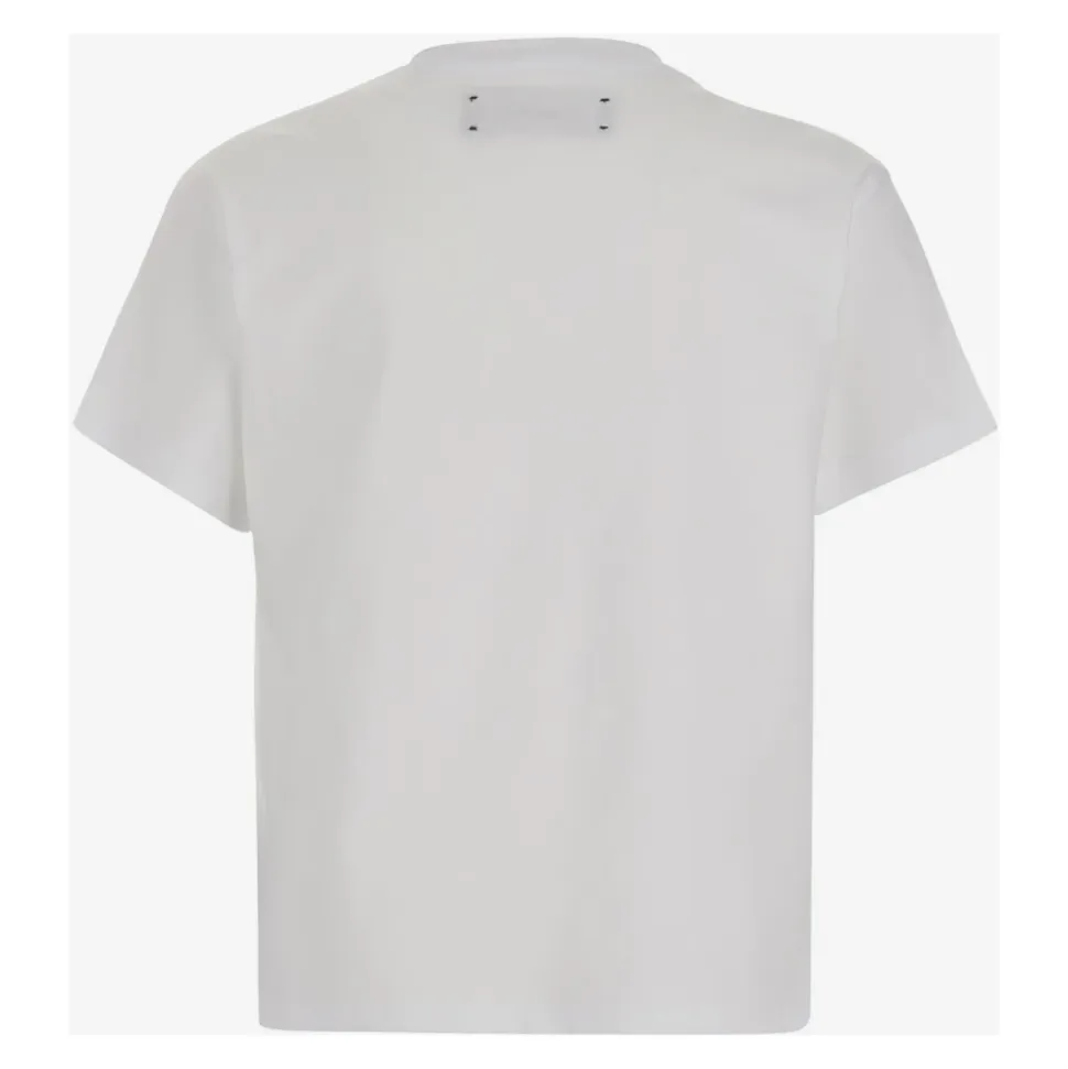Logo Print Baumwoll T-shirt