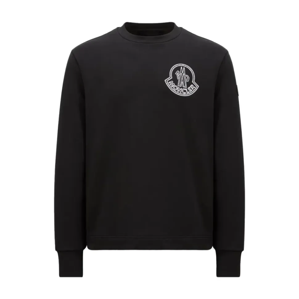 Logo Sweatshirt Schwarz Langarm