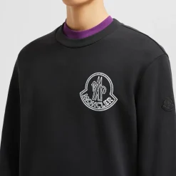 Logo Sweatshirt Schwarz Langarm