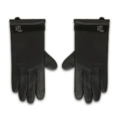 Logo-geprägte Lederhandschuhe