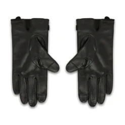 Logo-geprägte Lederhandschuhe