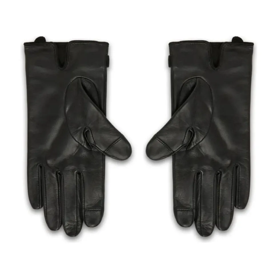 Logo-geprägte Lederhandschuhe