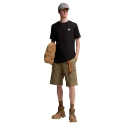 Logo-Patch Baumwoll-T-Shirt (3er-Pack)