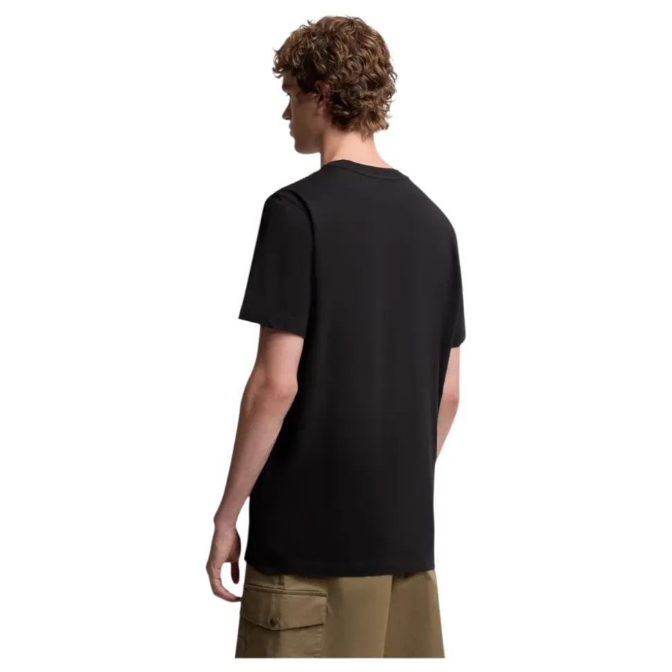 Logo-Patch Baumwoll-T-Shirt (3er-Pack)