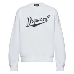 Logo-Sweatshirt mit Samt-Finish
