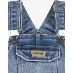 Loose Fit Cargo Latzhose in Blau
