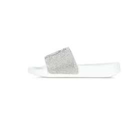 Lord Nermal Slides Rhinestone White