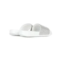 Lord Nermal Slides Rhinestone White