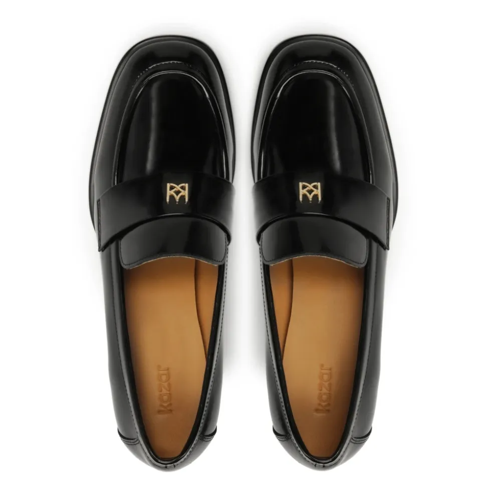 Lords Pumps mit einem breiten Absatz