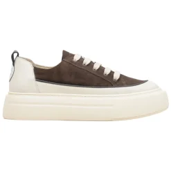 Low Top Leder- & Wildleder-Sneakers