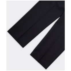 Lässige Anzughose in Schwarz