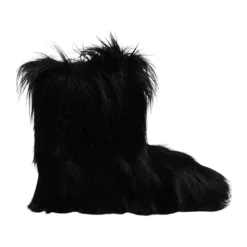 Luxuriöse Faux Fur Mid-Calf Stiefel