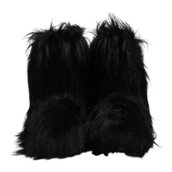 Luxuriöse Faux Fur Mid-Calf Stiefel