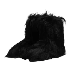 Luxuriöse Faux Fur Mid-Calf Stiefel