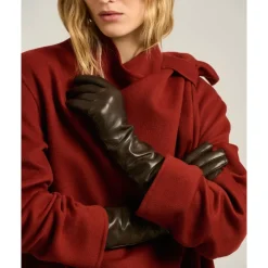 Luxuriöse Leder Kaschmir Handschuhe