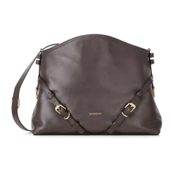 Luxuriöse Ledertasche mit V-förmiger Silhouette