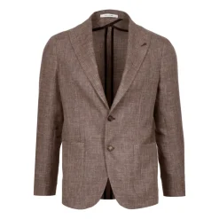 Luxuriöser Leinen-Woll-Blazer