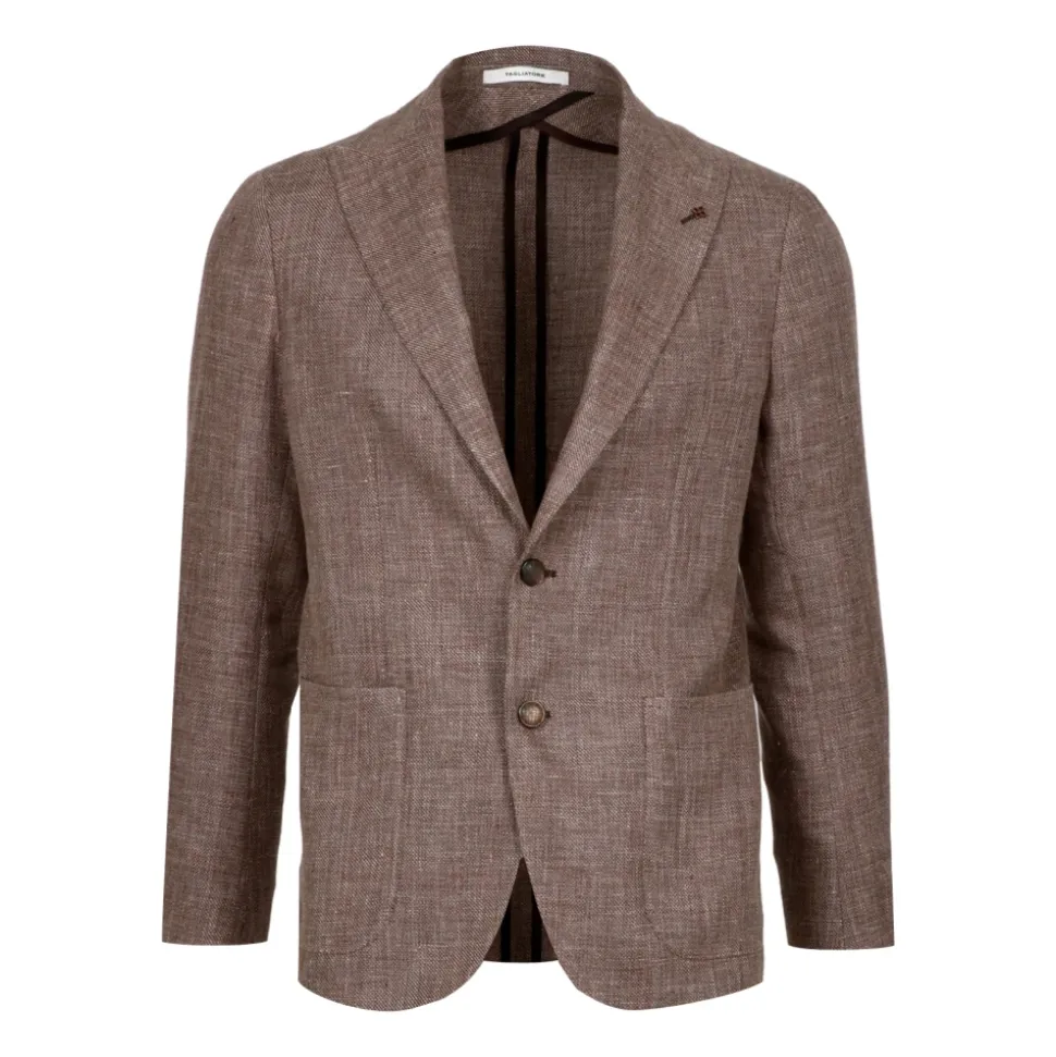 Luxuriöser Leinen-Woll-Blazer