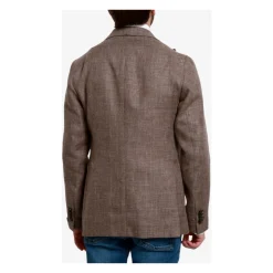 Luxuriöser Leinen-Woll-Blazer