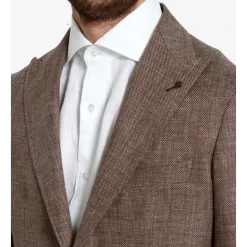 Luxuriöser Leinen-Woll-Blazer