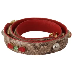 Luxuriöser Python Leder Taschengurt