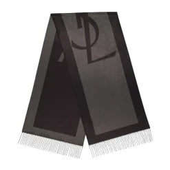 Luxuriöses Seidentuch mit Jacquard-Design