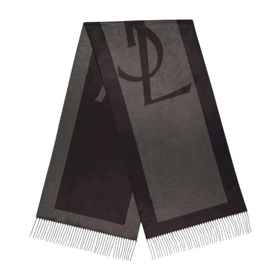 Luxuriöses Seidentuch mit Jacquard-Design