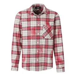MA Quad Bleached Flannel Shirt