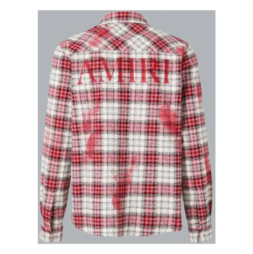 MA Quad Bleached Flannel Shirt
