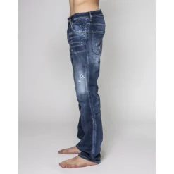 Marineblaue Herrenhose