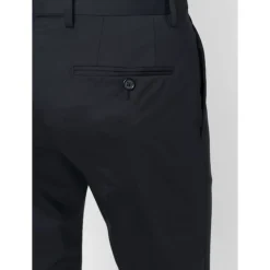Marineblauer Slim Fit Wollanzug