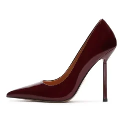 Maroon Lackleder Pumps