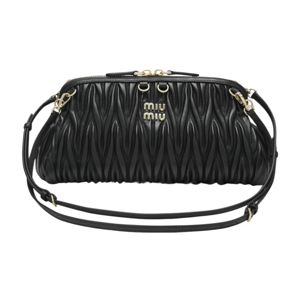Matelassé Leder Handtasche