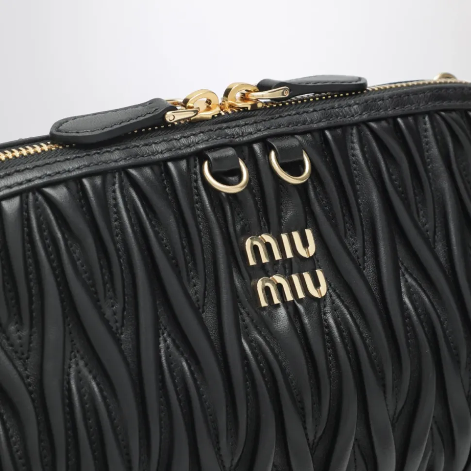 Matelassé Leder Handtasche