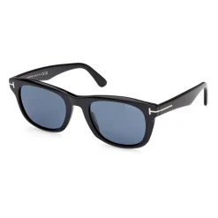 Mattschwarze quadratische Sonnenbrille