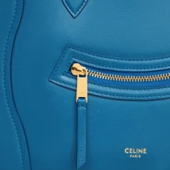 Medium Pouch aus glänzendem Kalbsleder
