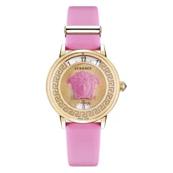 MEDUSA ICON Lederuhr Pink Gold