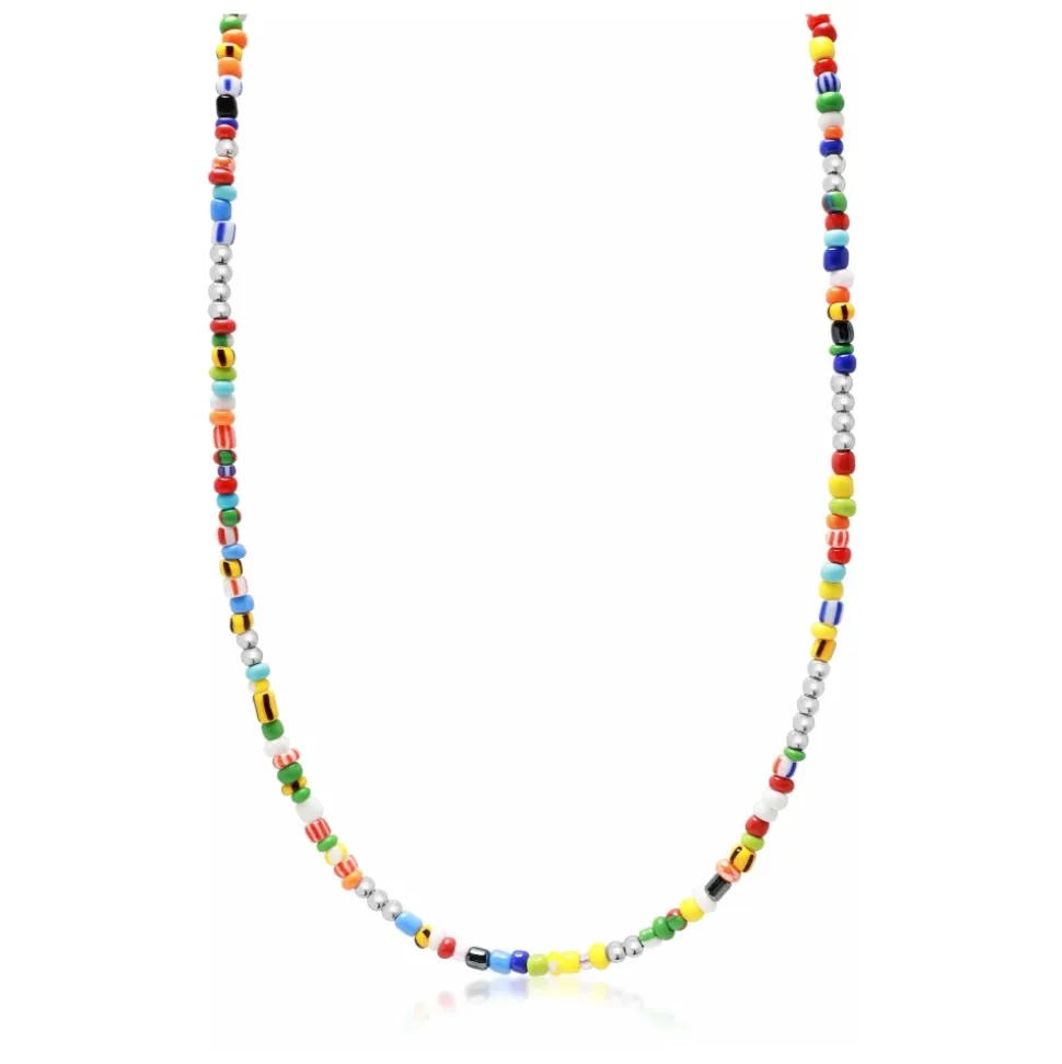 Men's Assorted Vintage Trifocal Beaded Necklace