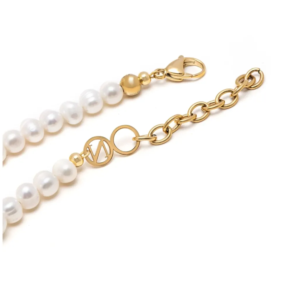 Men's Evil Eye Pearl Necklace