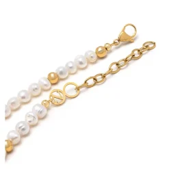 Men's Pair of Dice Pearl Necklace
